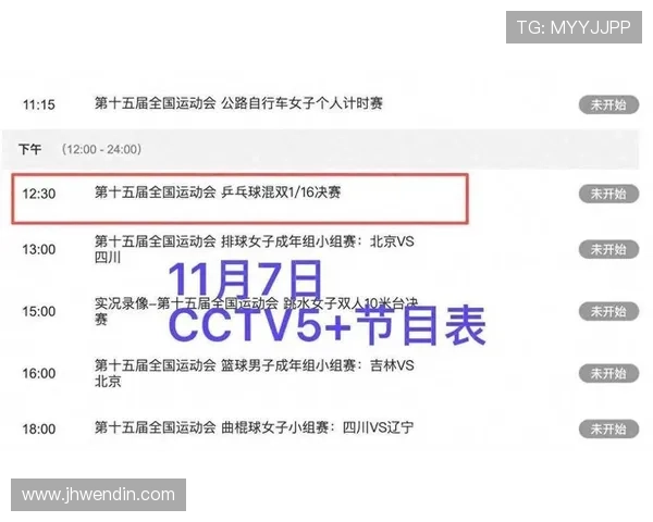 乒乓比赛直播观看指南：哪里可以找到最新赛事直播？